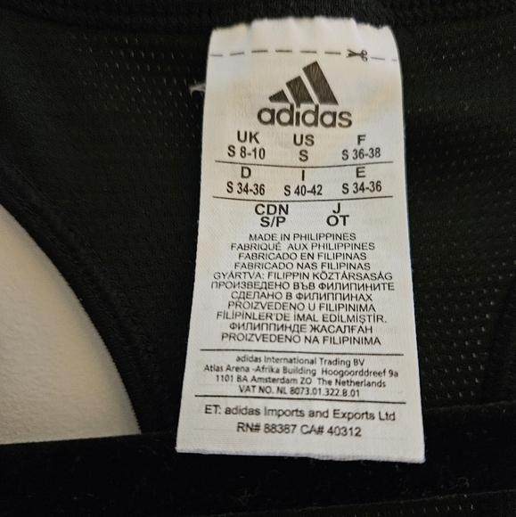 Woman's Adidas Tank size small, black - Picture 2 of 3